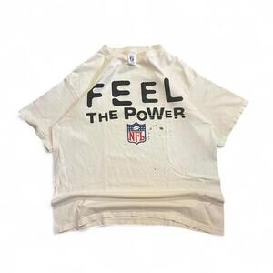 Vintage 90s Logo 7 NFL "Feel The Power" T-Shirt